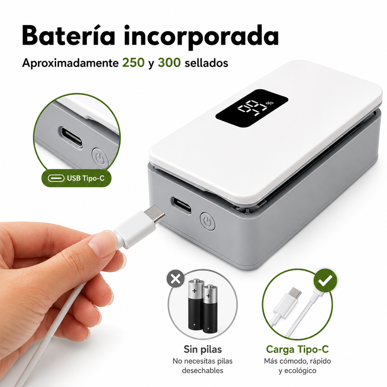 Sellador Magnético De Bolsas de Plástico